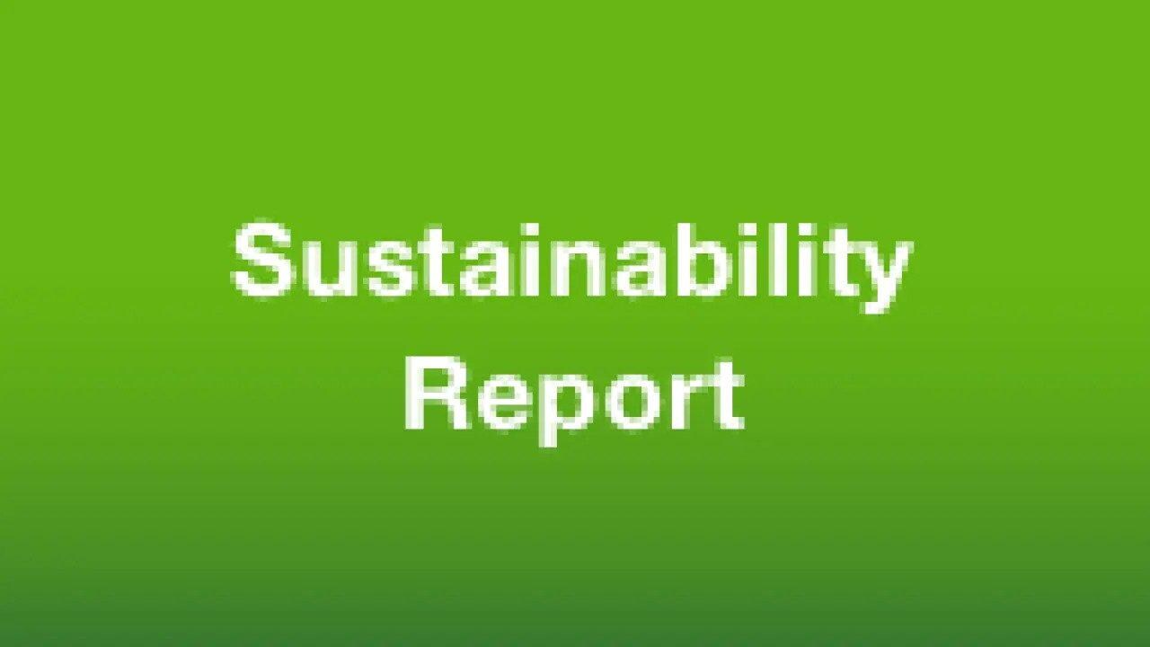 sustainability Report banner